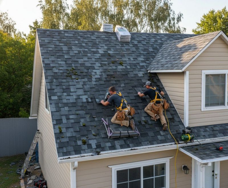 Our team working on Roofing Service projects in Cumming, GA