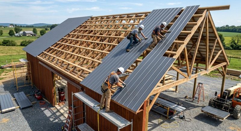 Barn Roof Installation in Cumming, GA