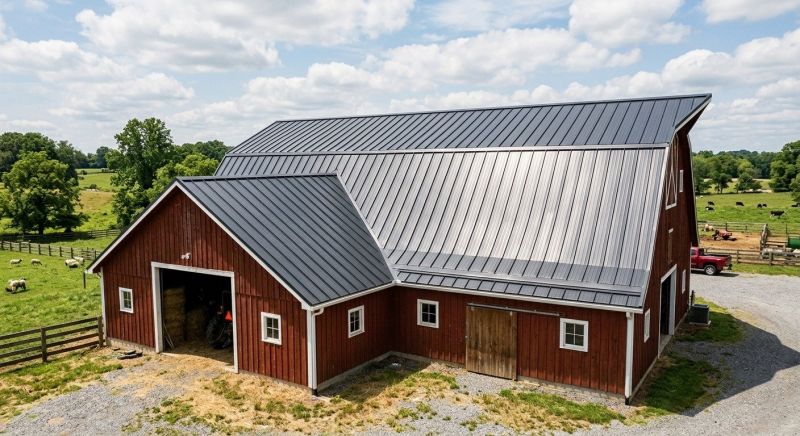 Barn Roof Replacement in Forsyth County, GA