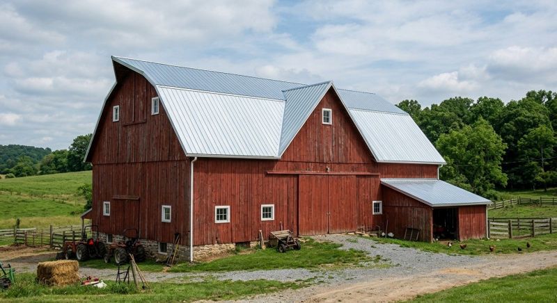 Barn Roof Replacement in Woodstock, GA