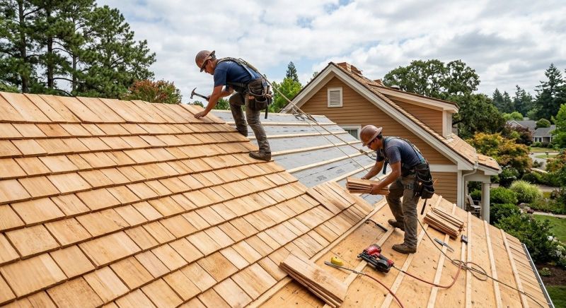 Cedar Roof Installation in Canton, GA