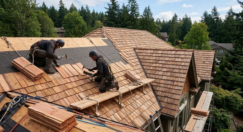 Cedar Roof Installation in Dahlonega, GA