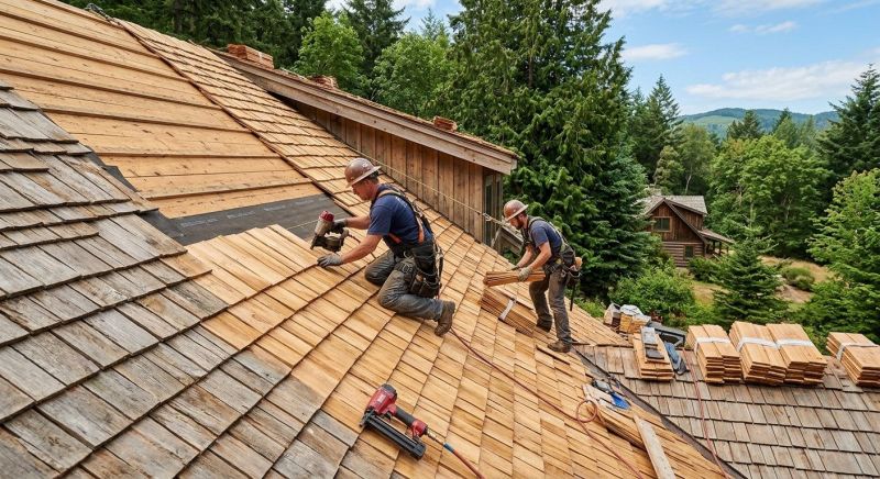 Cedar Roof Installation in Dahlonega, GA