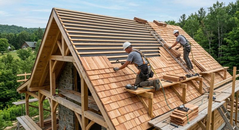 Cedar Roof Installation in Jasper, GA