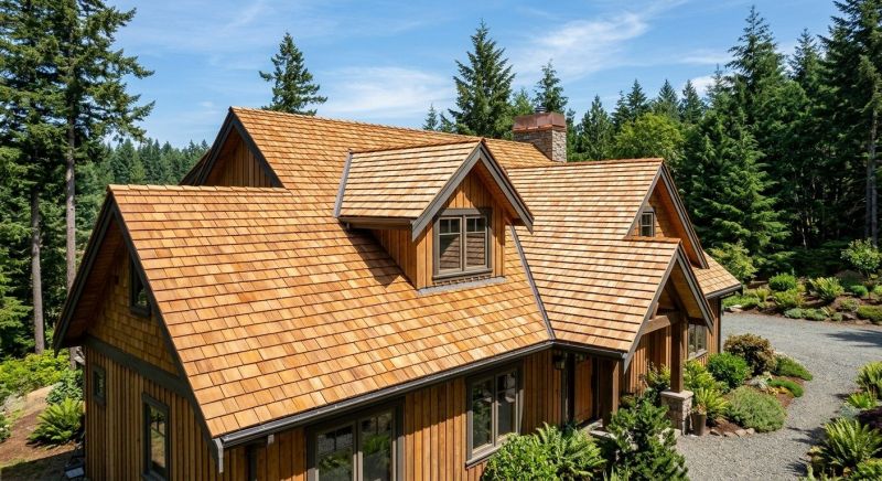 Cedar Roof Installation in Woodstock, GA