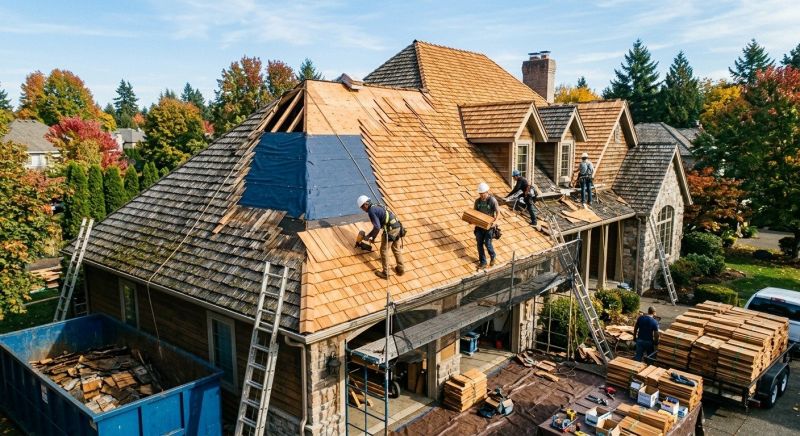 Cedar Roof Replacement in Ball Ground, GA