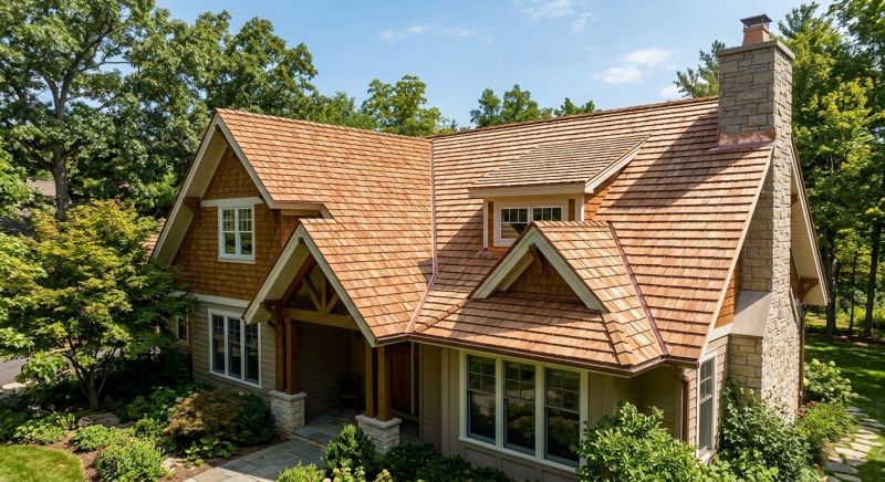 Cedar Shake Roof Construction in Hoschton, GA
