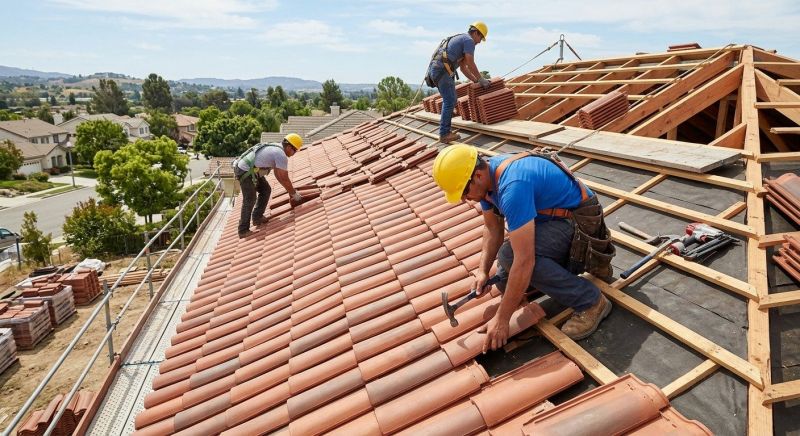 Clay Roof Installation in Pickens County, GA