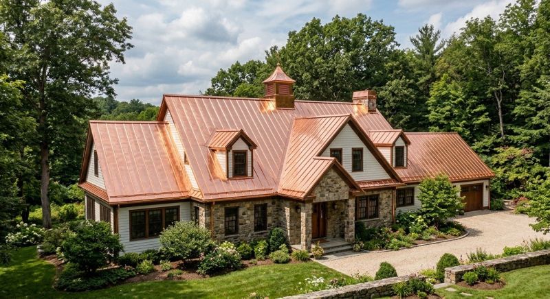 Copper Roof Replacement in Cumming, GA