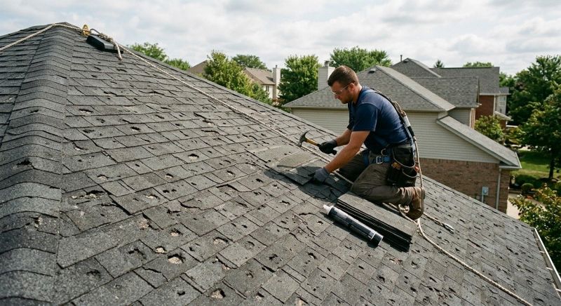 Damaged Roof Replacement in Buford, GA