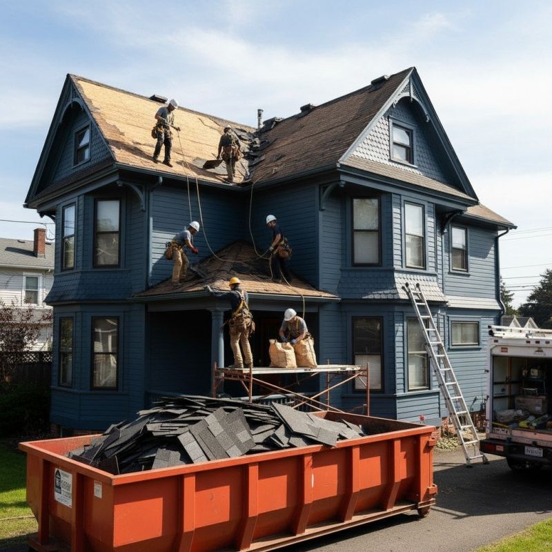 Damaged Roof Replacement in Cherokee County, GA