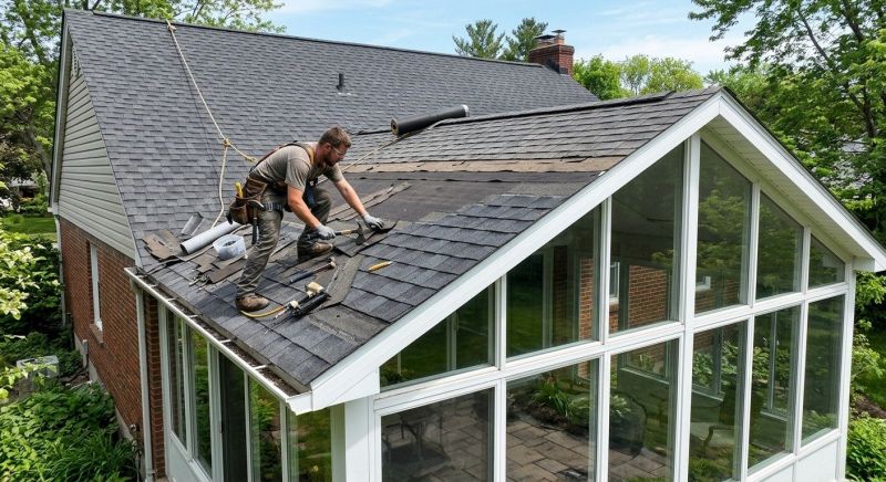 Damaged Roof Replacement in Flowery Branch, GA