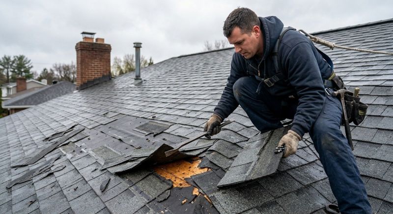 Damaged Roof Replacement in Lawrenceville, GA