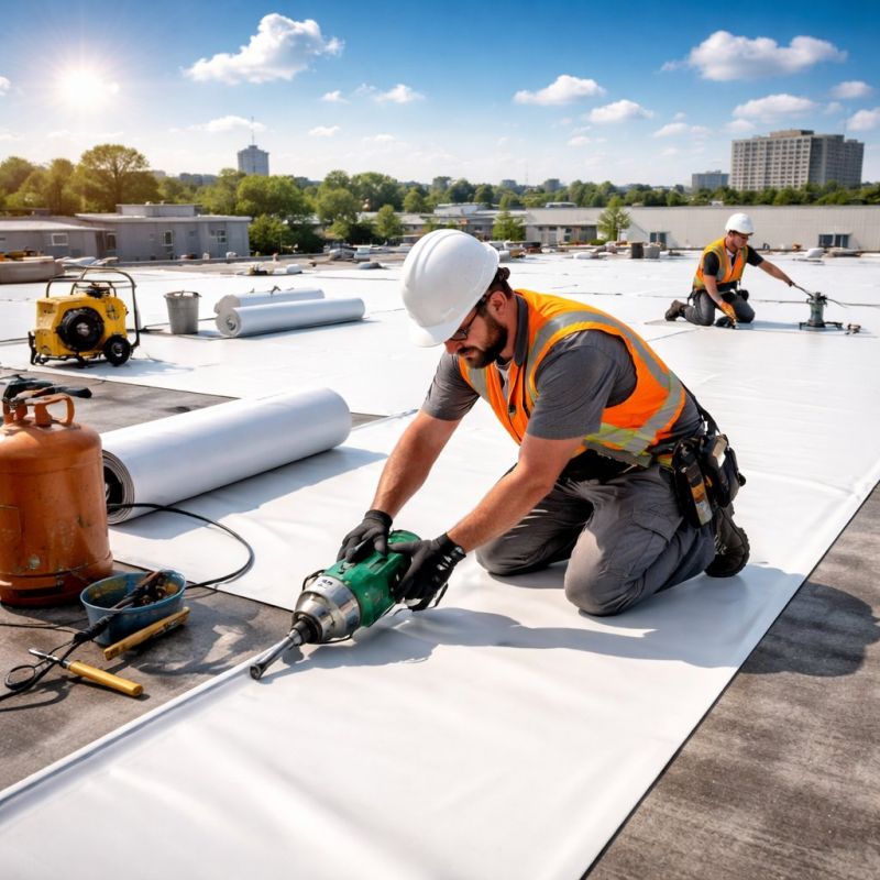 Epdm Roof Installation in Cobb County, GA