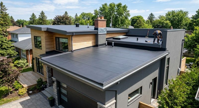 Epdm Roof Installation in Forsyth County, GA