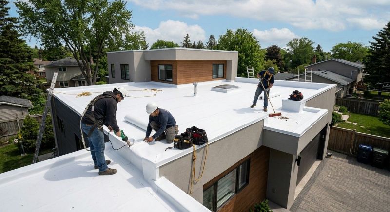 Flat Roof Installation in Hall County, GA