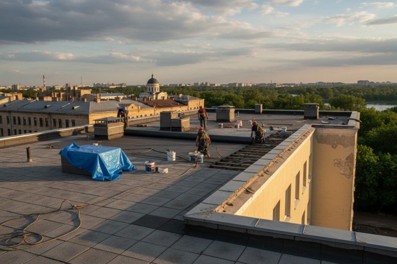 Flat Roof Replacement in Ball Ground, GA