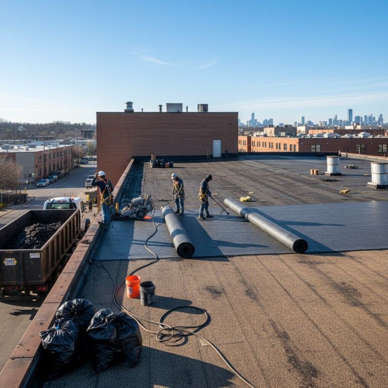 Flat Roof Replacement in Ball Ground, GA