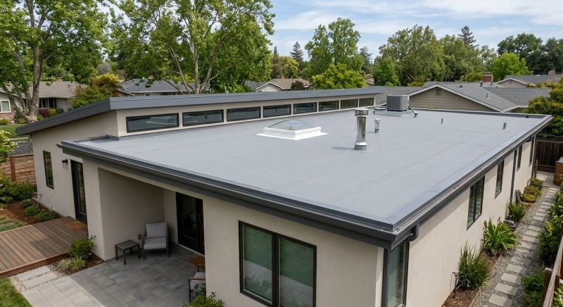 Flat Roof Replacement in Cumming, GA