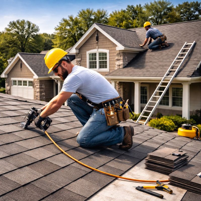 House Roof Installation in Oakwood, GA