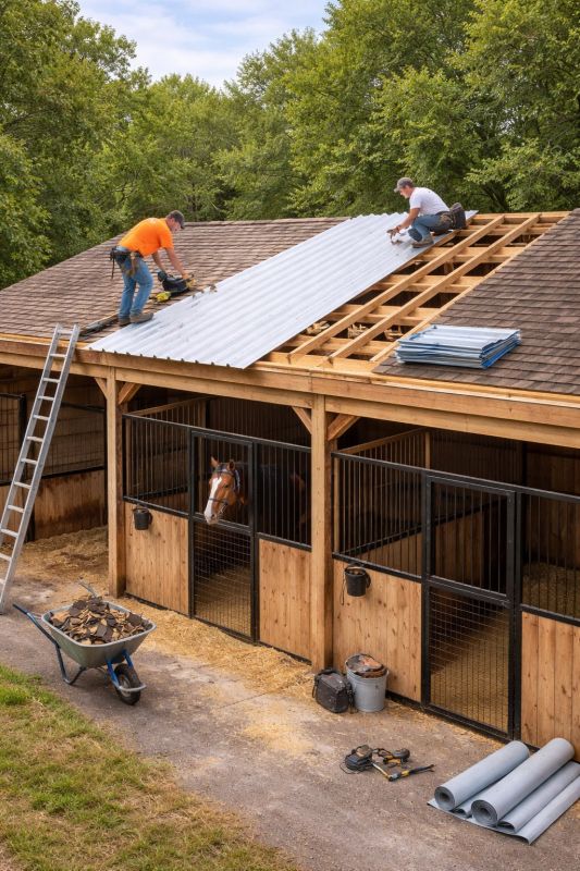 Metal Roof Installation in Oakwood, GA