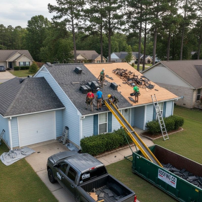 Shingle Roof Replacement in Oakwood, GA