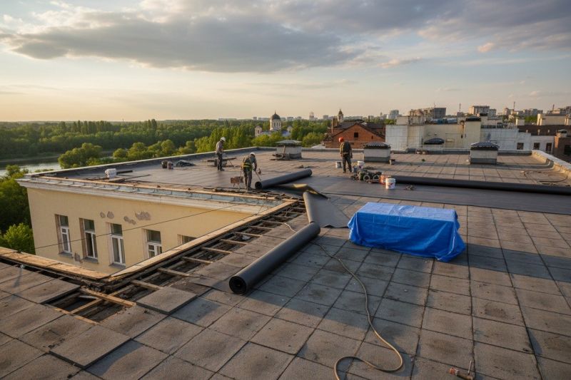 Single Ply Roof Replacement in Cobb County, GA