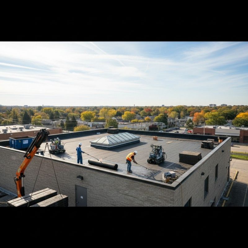 Single Ply Roof Replacement in Dahlonega, GA