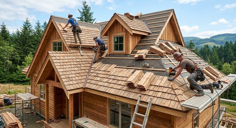 Wood Roofing Installation in Ball Ground, GA