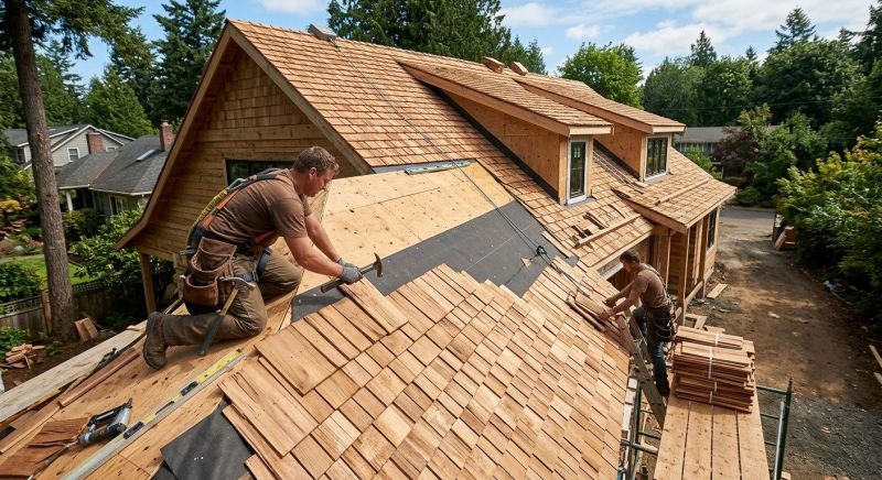 Wood Roofing Installation in Hoschton, GA