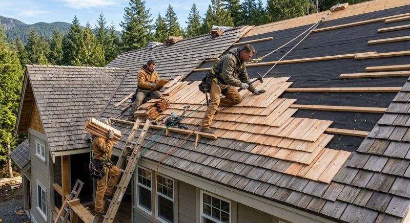 Wood Roofing Installation in Marietta, GA