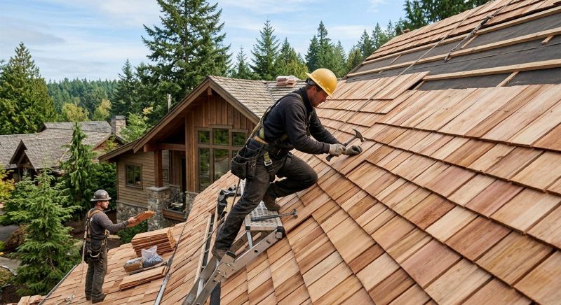 Wood Roofing Installation in Pickens County, GA