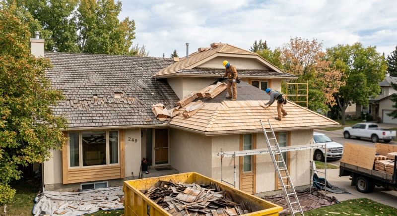 Wood Shake Roof Replacement in Woodstock, GA