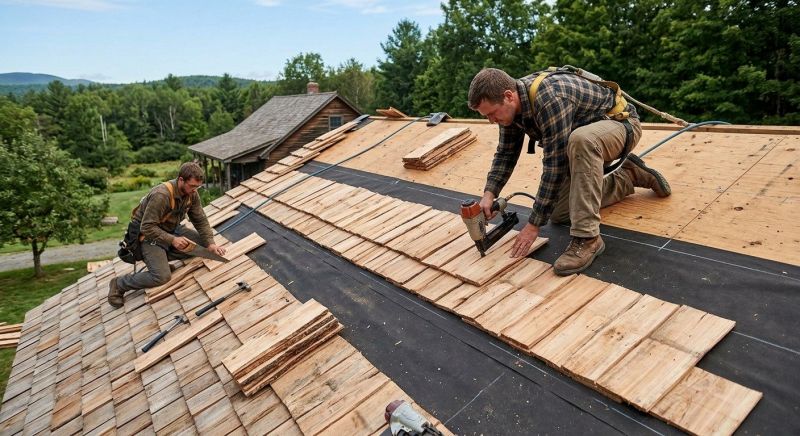 Wooden Roof Installation in Cumming, GA